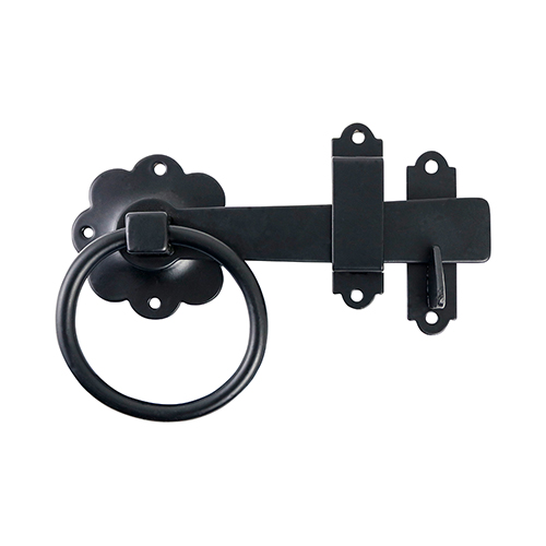 Ring Gate Latch Black