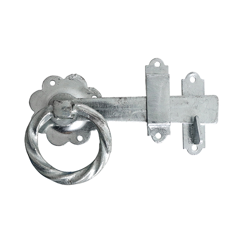 Twisted Ring Gate Latch  Hot Dipped Galvanised