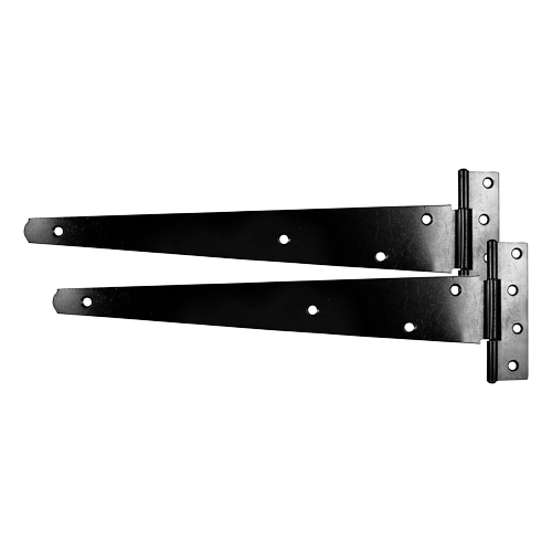 Medium Tee Hinge 16&quot; (Pair) - Black