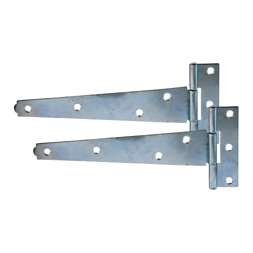 Pair Of Light Tee Hinges 12&quot; Zinc