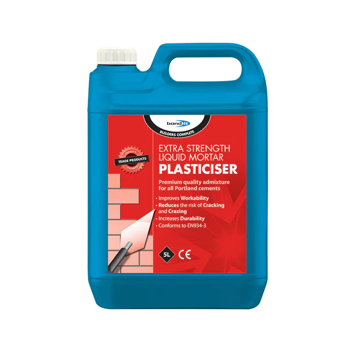 Liquid Mortar Plasticiser Extra Strength 5L