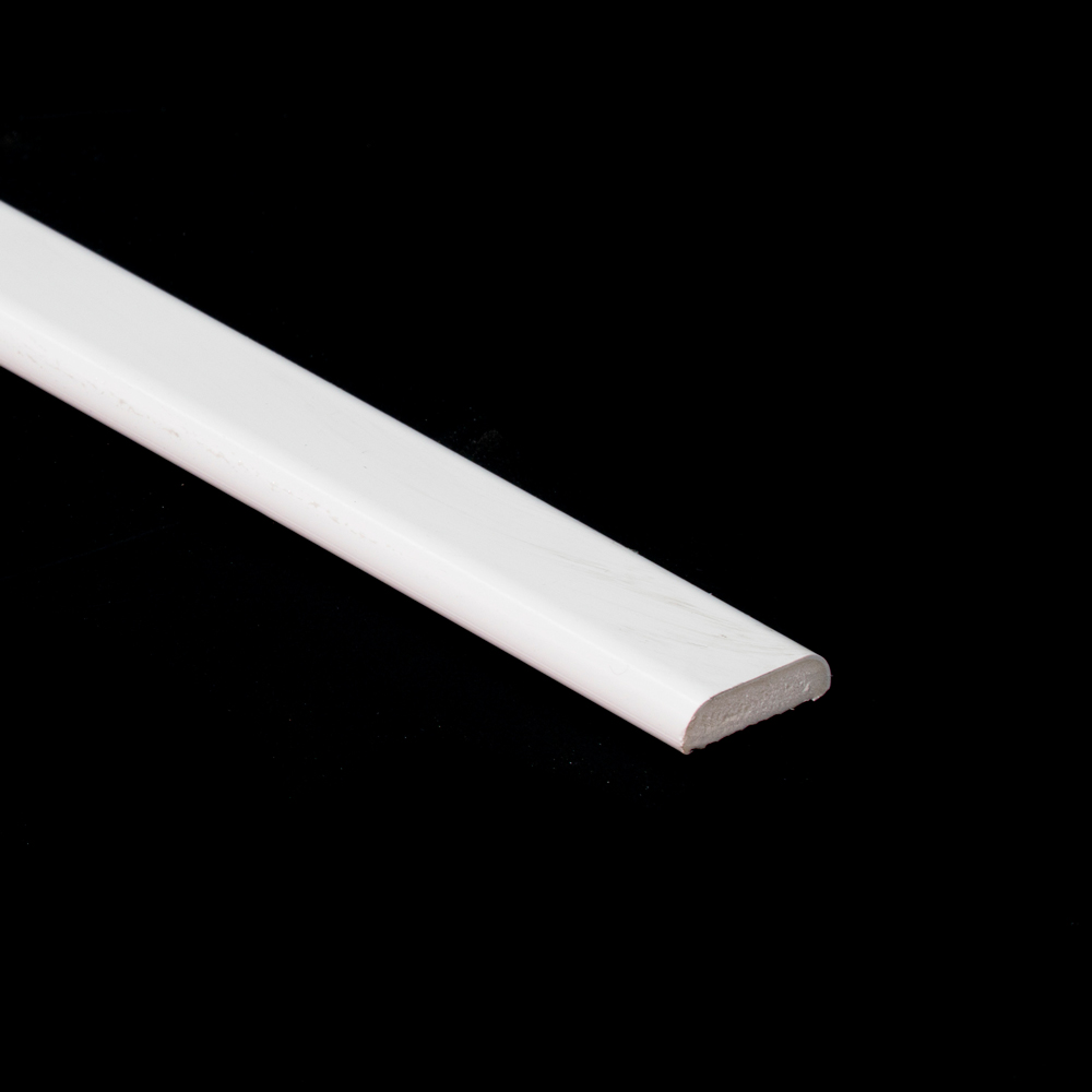 Liniar D Mould Trim 24mm x 6mm x 5m White