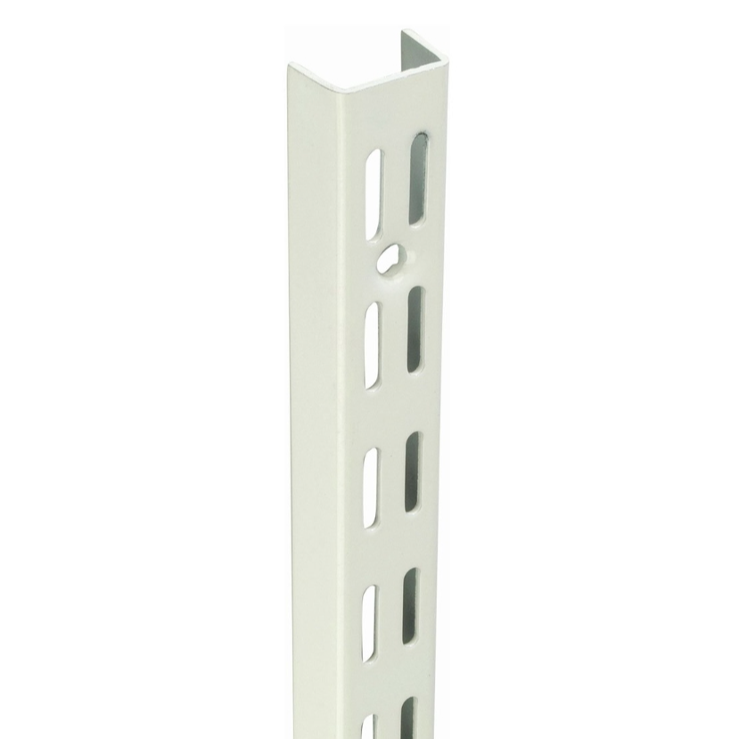 Twin Slot Shelving Upright 1000mm White