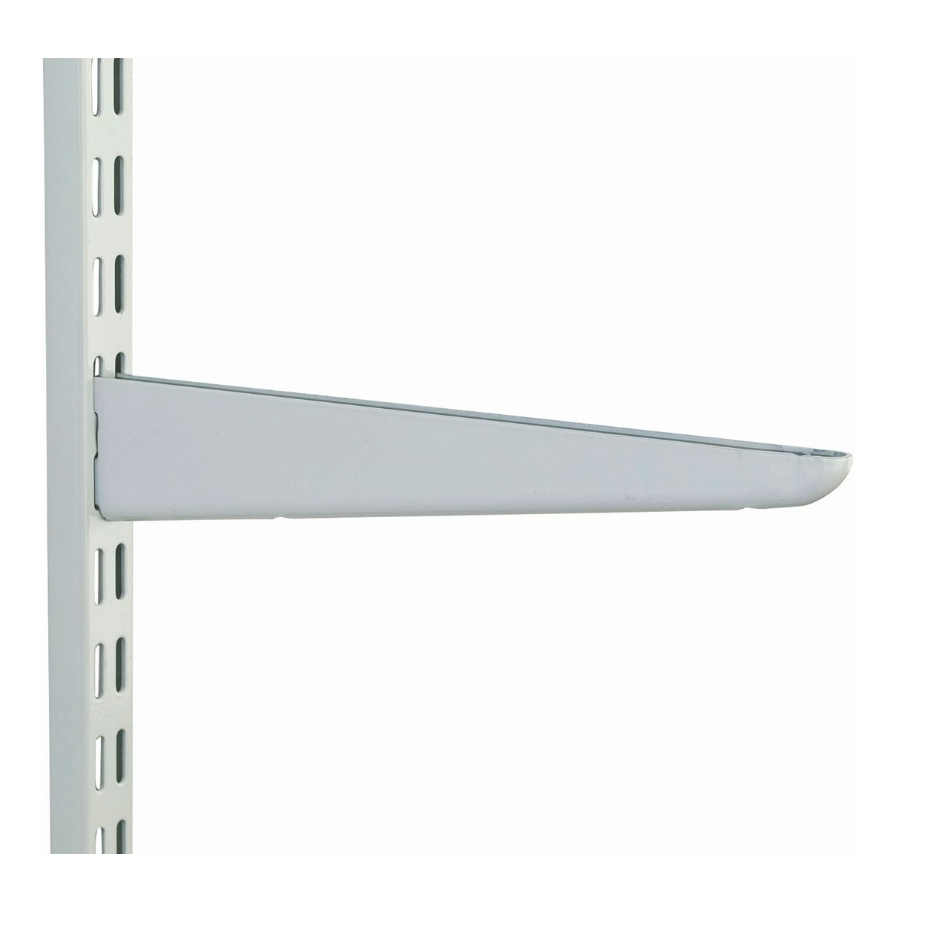 Twin Slot Shelving Bracket 120mm White