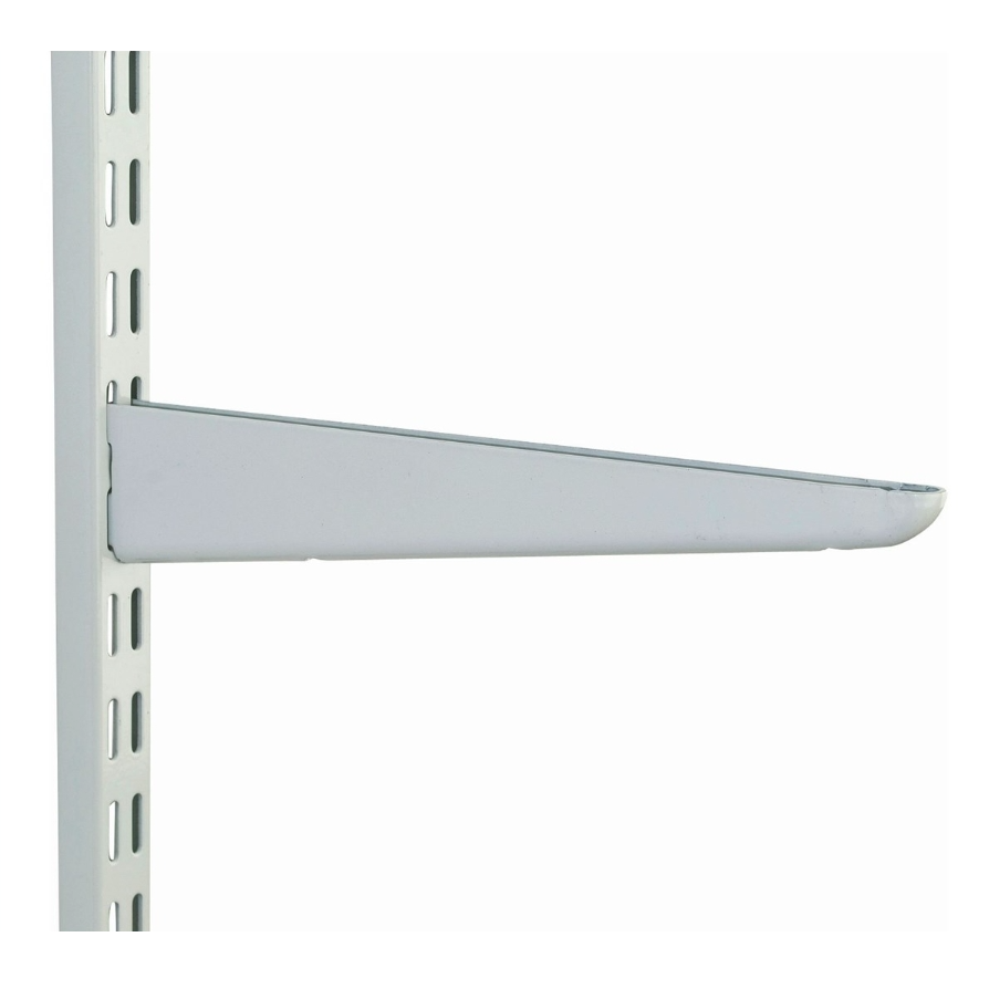 Twin Slot Shelving Bracket 220mm White