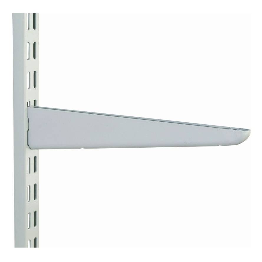Twin Slot Shelving Bracket 220mm White