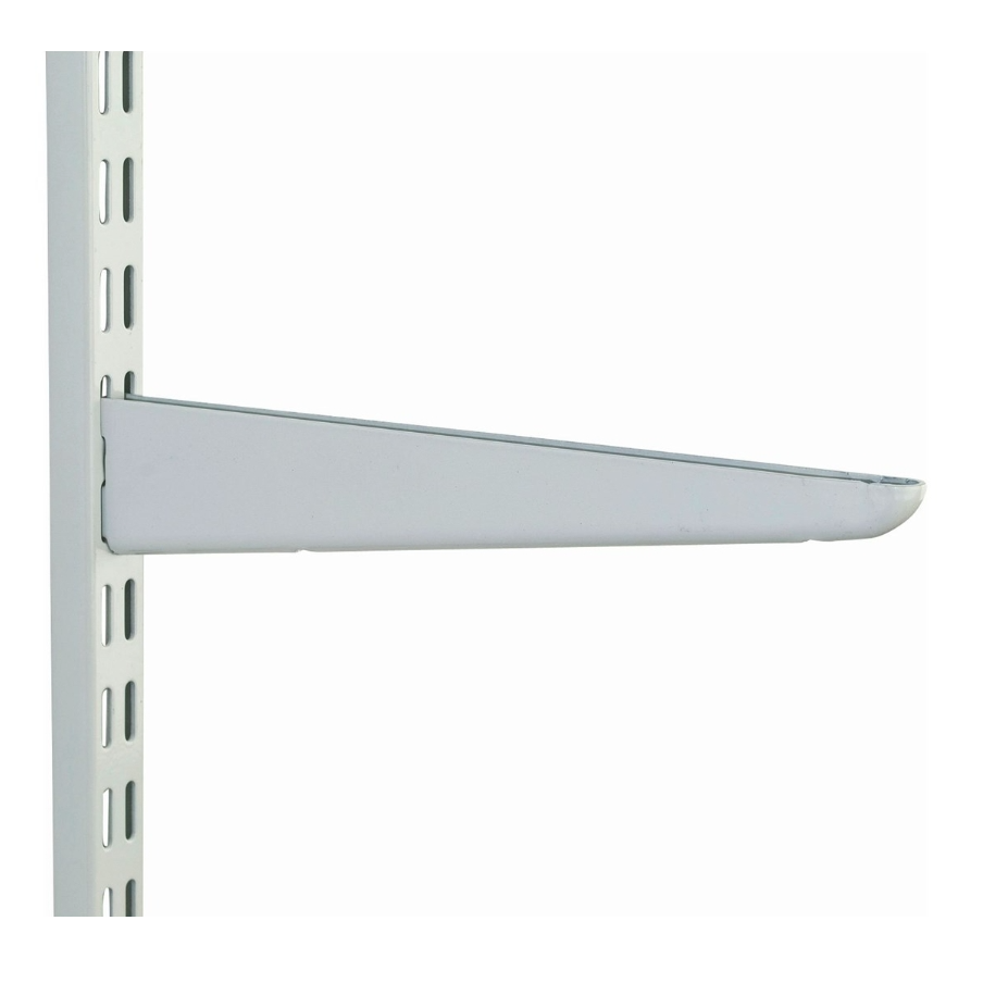 Twin Slot Shelving Bracket 270mm White