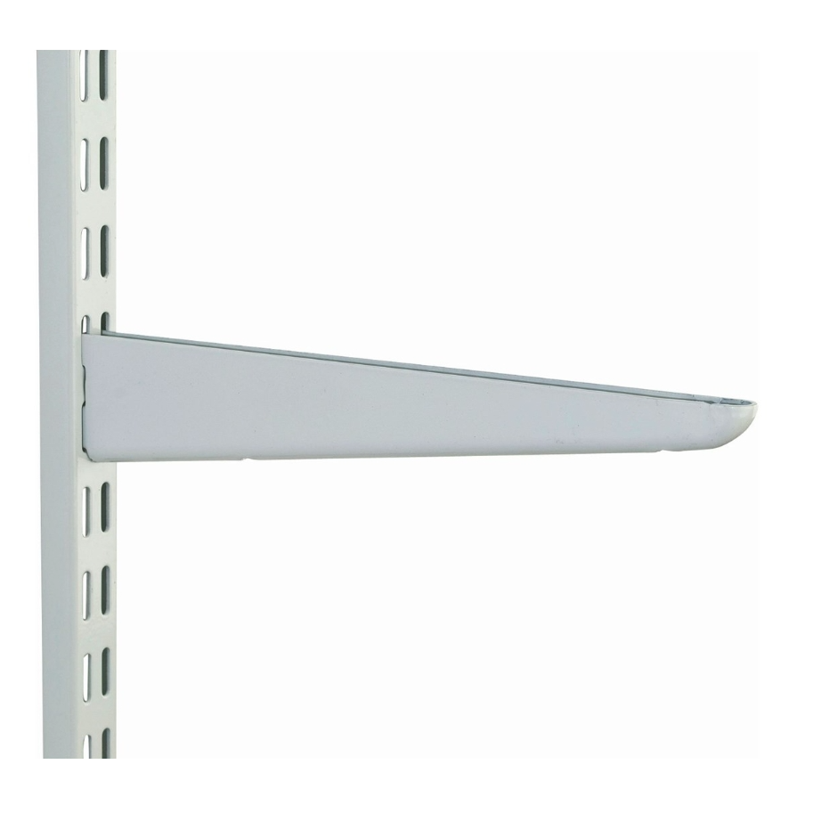 Twin Slot Shelving Bracket 270mm White