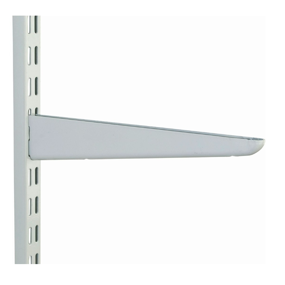 Twin Slot Shelving Bracket 320mm White