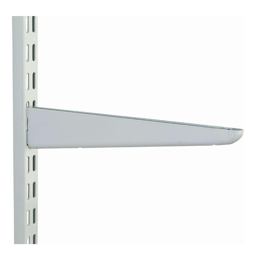 Twin Slot Shelving Bracket 370mm White