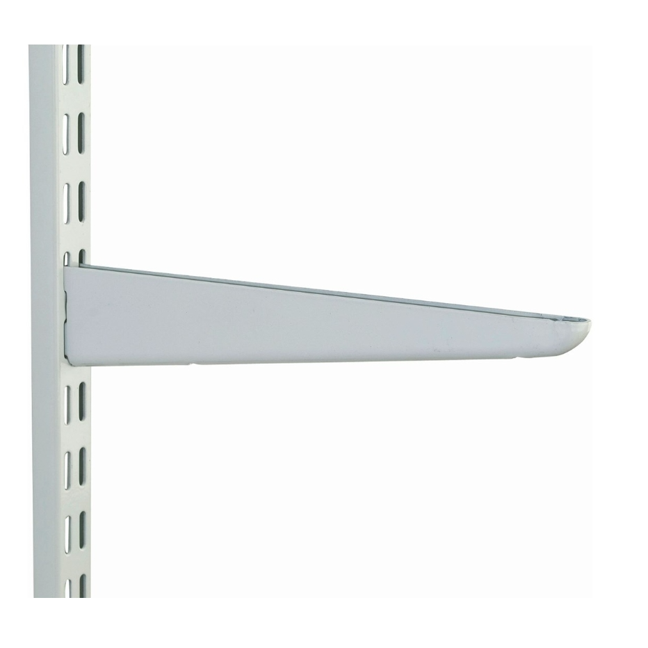 Twin Slot Shelving Bracket 370mm White