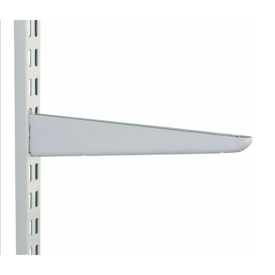 Twin Slot Shelving Bracket 470mm White