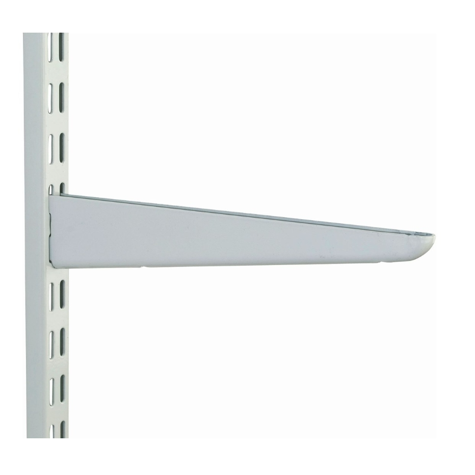 Twin Slot Shelving Bracket 470mm White