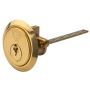 Standard Rim Cylinder - Polished Brass