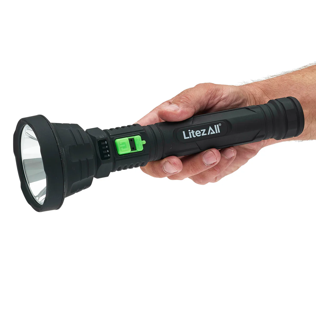 LitezAll 1000 Lumen Lightweight Rechargeable LED Torch