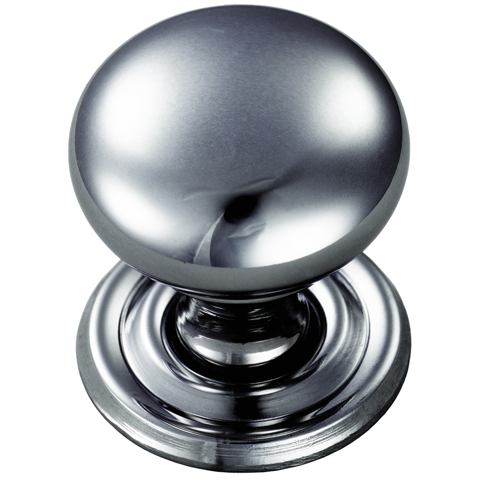 32mm Hollow Cupboard Knobs - Polished Chrome