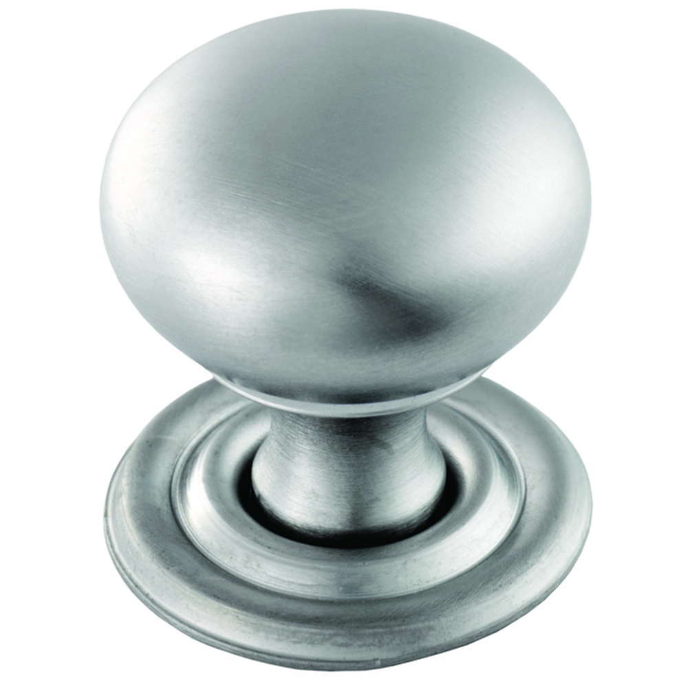 32mm Hollow Cupboard Knob - Satin Chrome