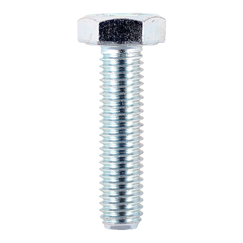 M6 X 25mm Set Screw Zinc Pack of 10