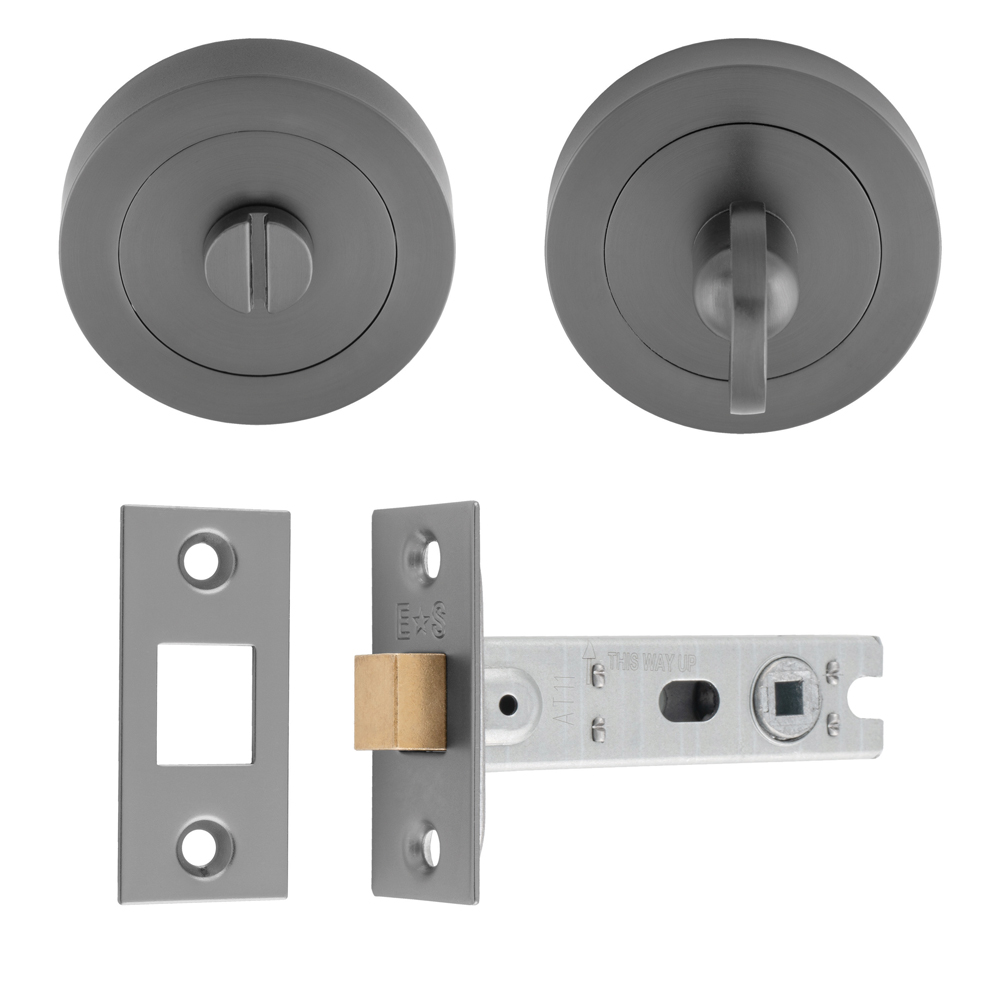 Turn & Release Bathroom Pack Anthracite Grey - Door Kit