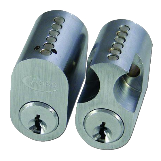 Scandinavian Cylinder Internal & External Satin Chrome