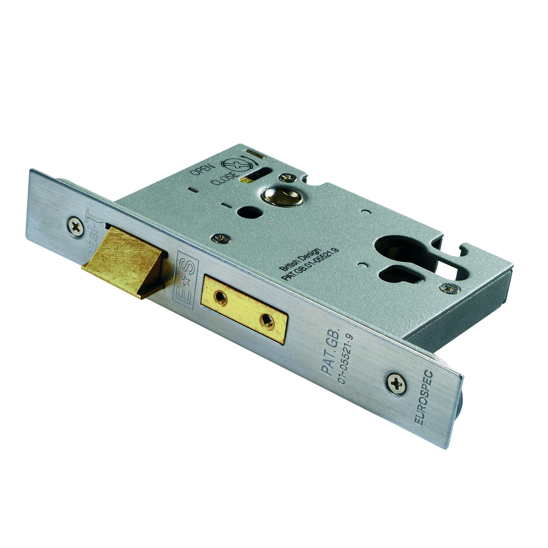 Euro Profile Sashlock 3.0&quot; Satin Stainless Steel