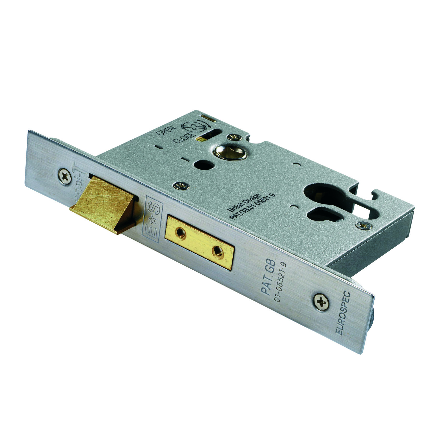 Euro Profile Sashlock 3.0&quot; Satin Stainless Steel