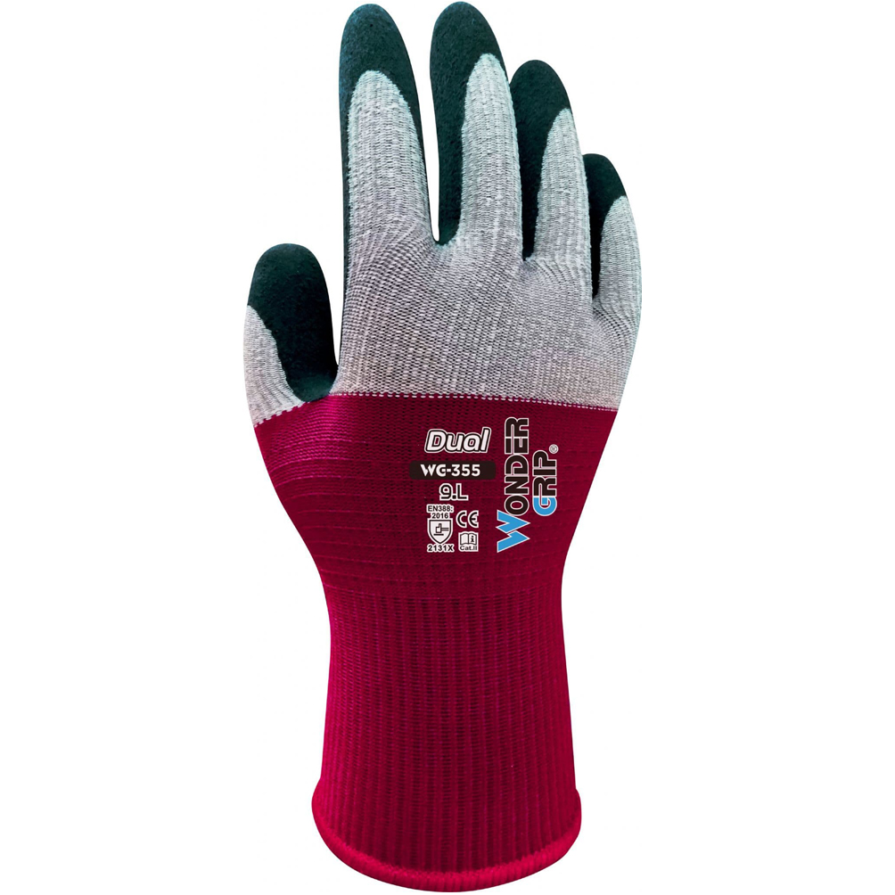 Wonder Grip Dual Gloves Size 10 XL WG-35510