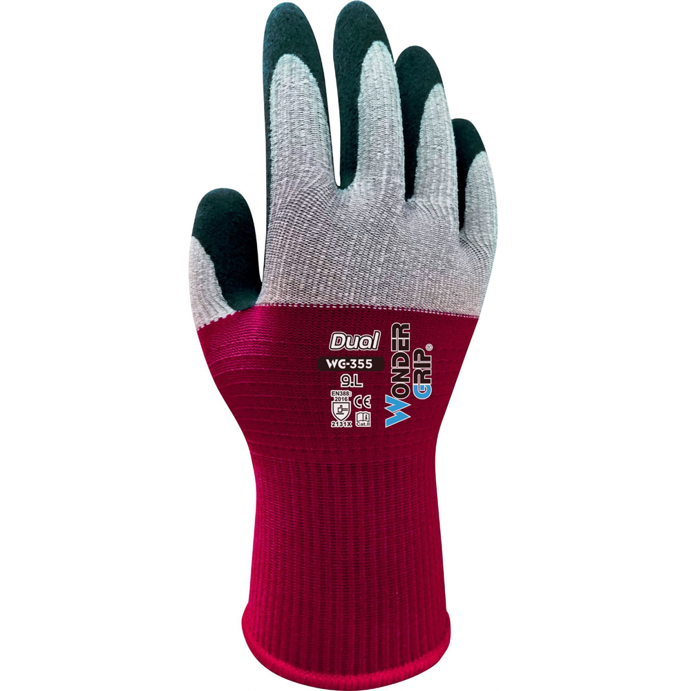 Wonder Grip Dual Gloves Size 10 XL WG-35510