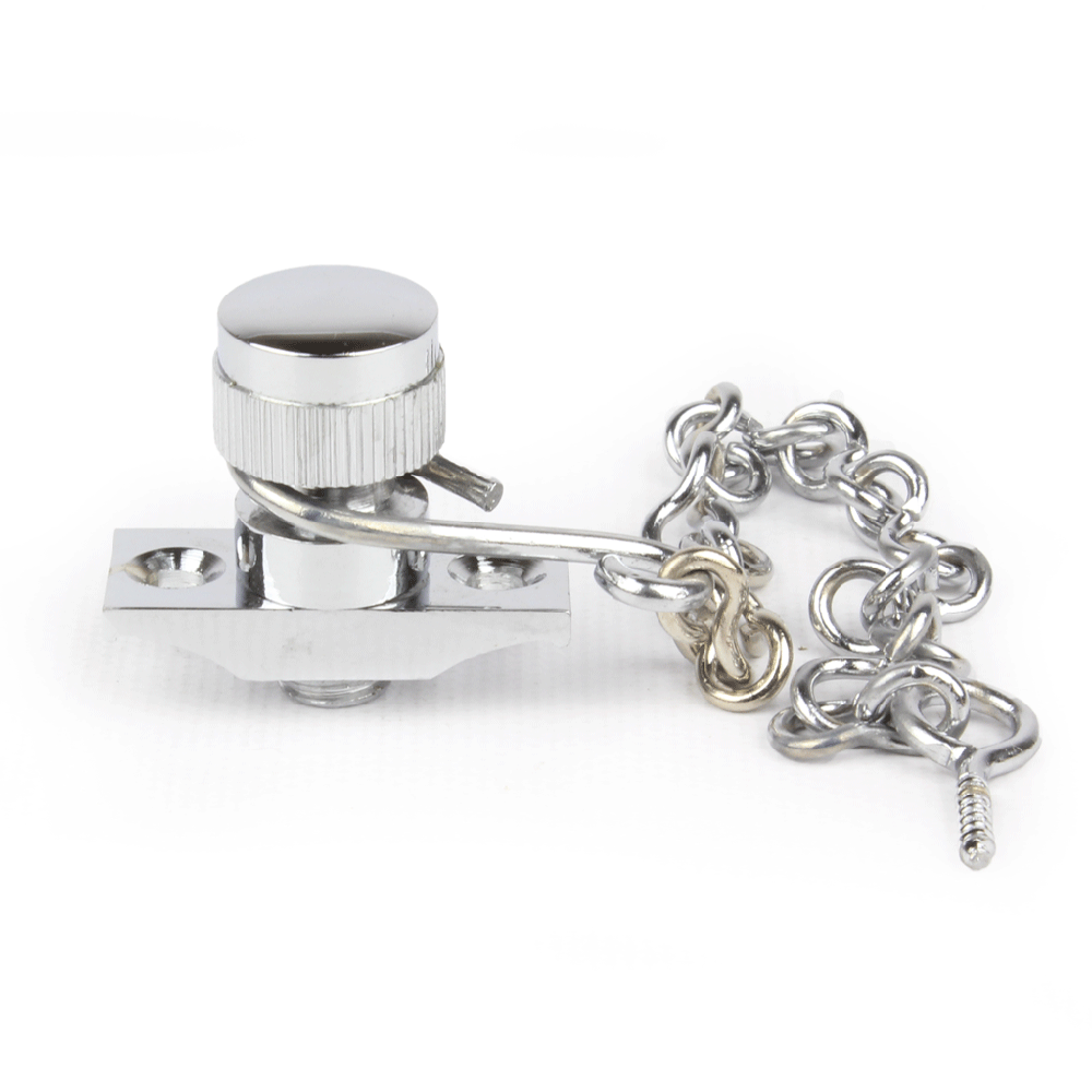 Acorn Sash Stop Polished Chrome