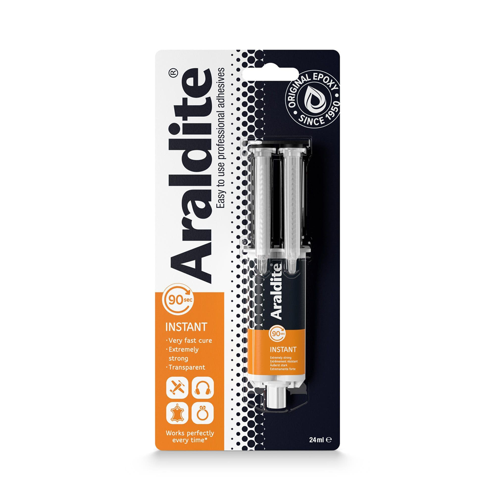 Araldite INSTANT Epoxy Glue Syringe 24ml