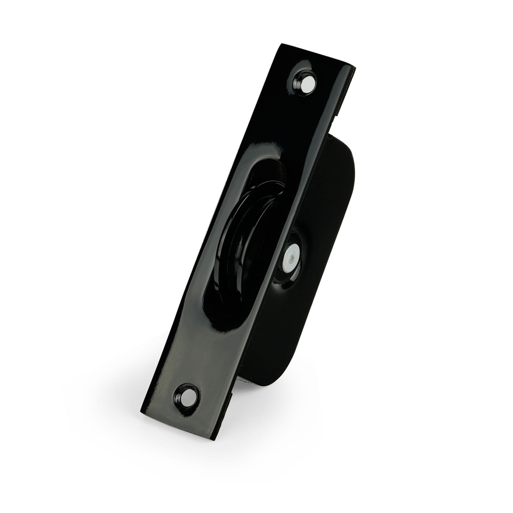 Axle Pulley Square End Black Gloss