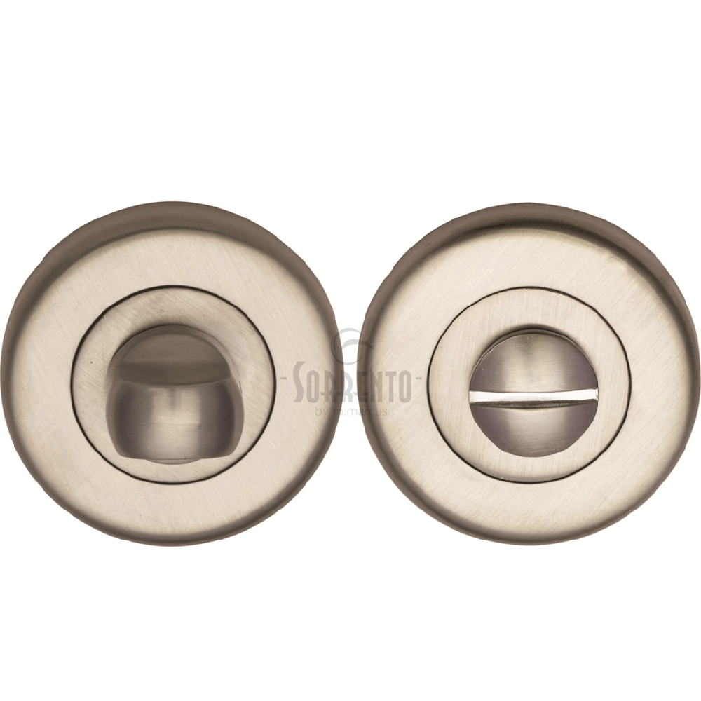 Sorrento Bathroom Turn & Release Satin Nickel