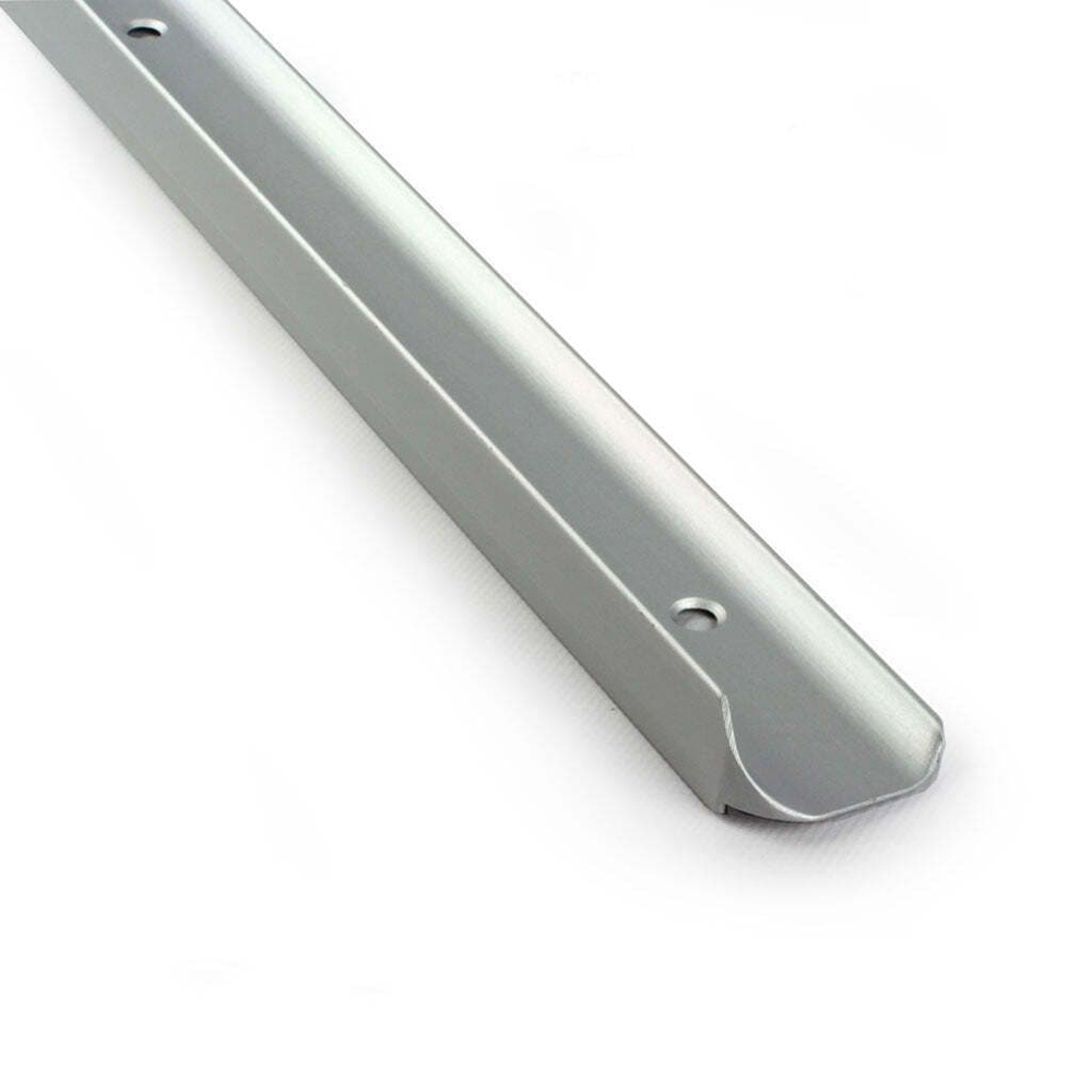 Worktop Corner Joint Double Bullnose 30mm Silver