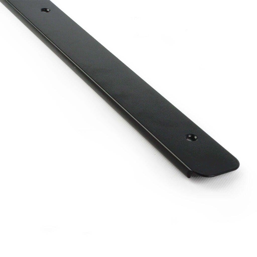 Worktop End Cap Double Bullnose 30mm Black