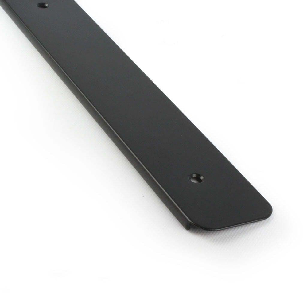 Worktop End Cap Double Bullnose 40mm Black