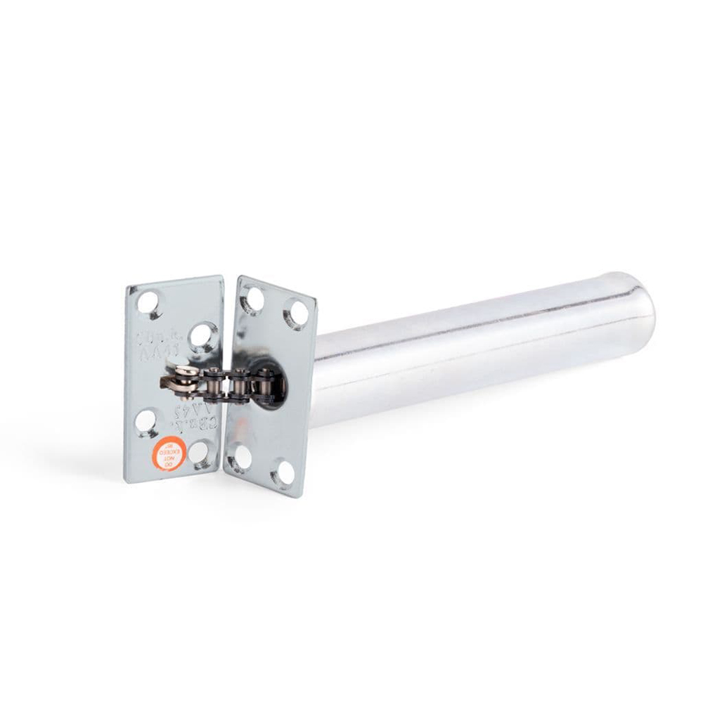 Concealed Chain Spring Door Closer Satin Chrome