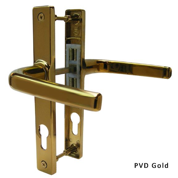 Ferco Pz70 Sprung Handle 180mm Fixing Centres Gold