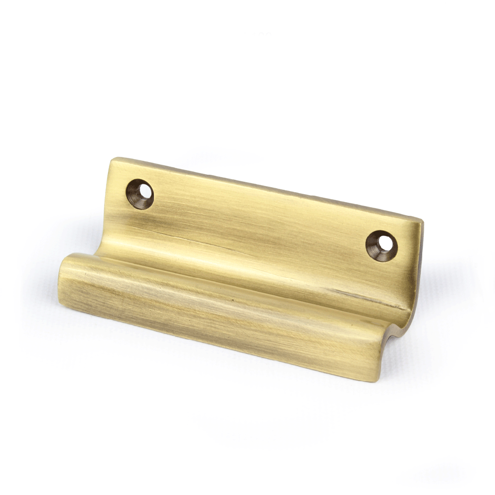 Flat Sash Lift 76mm - Antique Brass