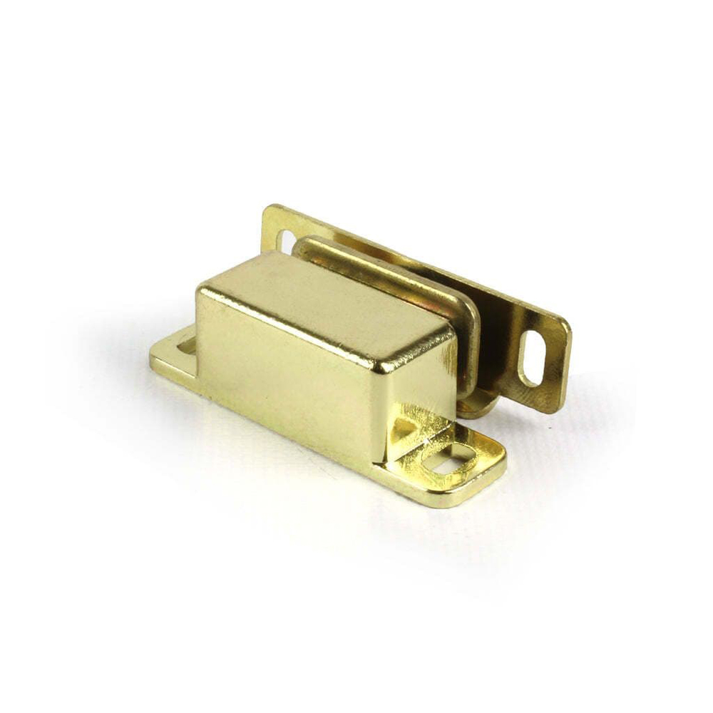 Magnetic Cupboard Catch Electro Brass