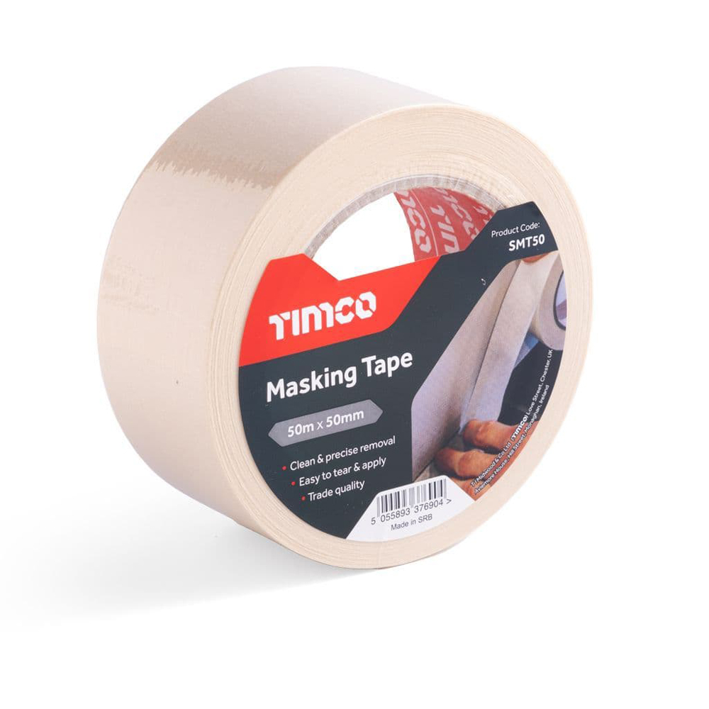 Masking tape 50mm x 50m