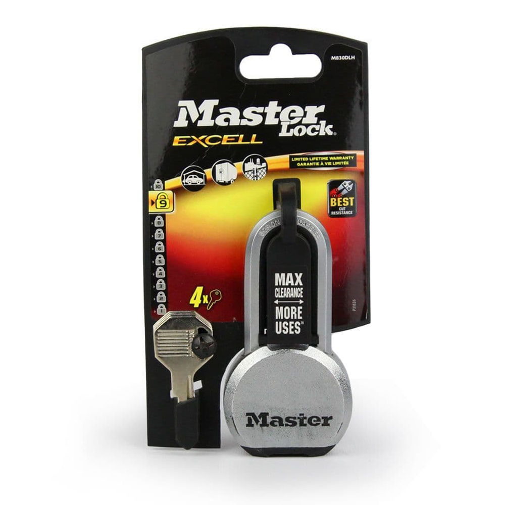 Master Lock 54mm Solid Steel Long Shackle