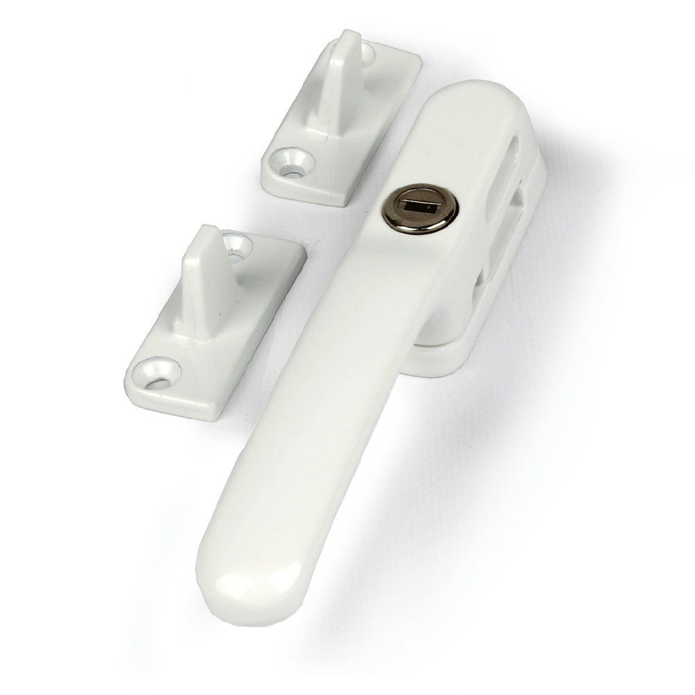 Modern Locking Wedge Fastener White