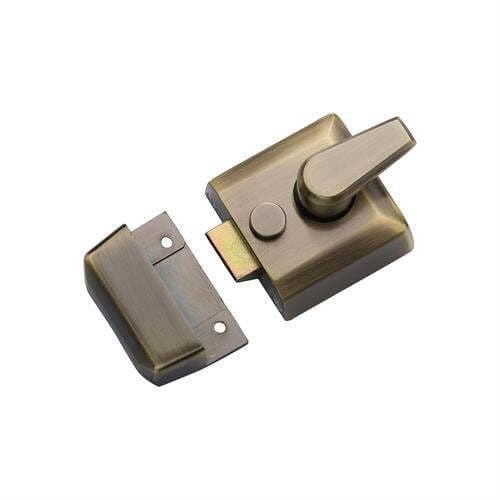 Narrow Stile Nightlatch 40mm Antique Brass