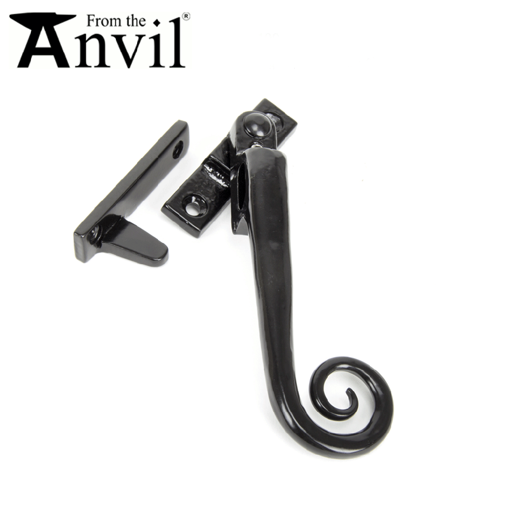 Night Vent Monkeytail Fastener - 51417R - Right Hand - Black