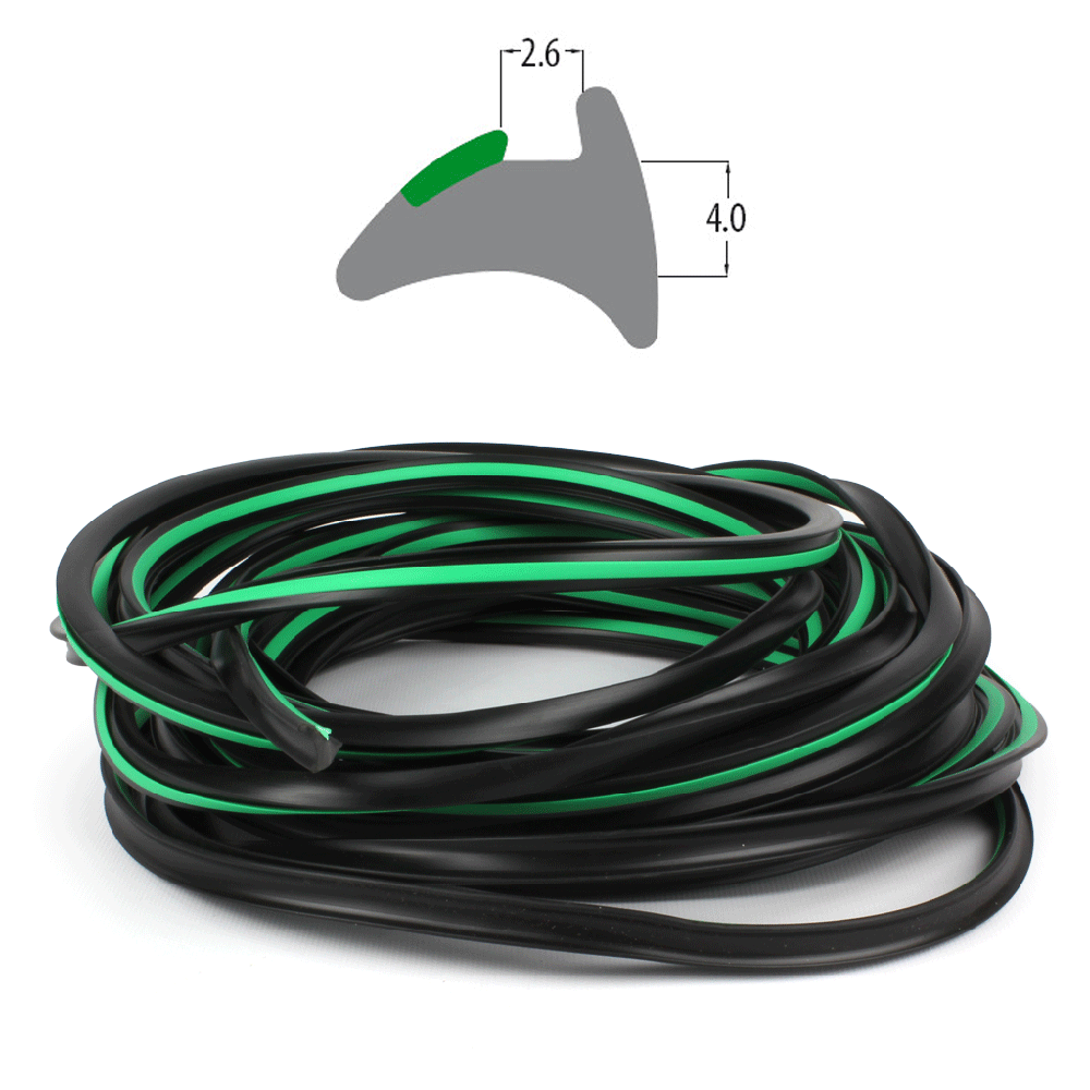 R3233 - Green 4.0mm - Wedge Gasket - 10m Coil