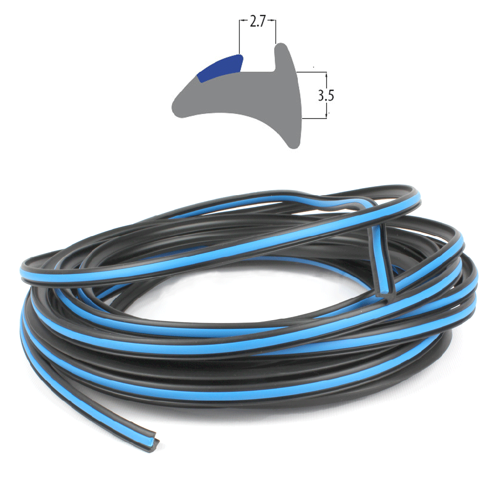 R3234 - Blue 3.5mm - Wedge Gasket - 10m Coil