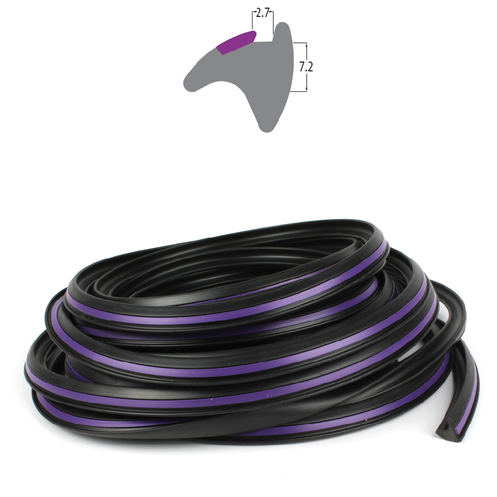 R3360 - Purple - Wedge Gasket 8.0mm - 12.5m Coil