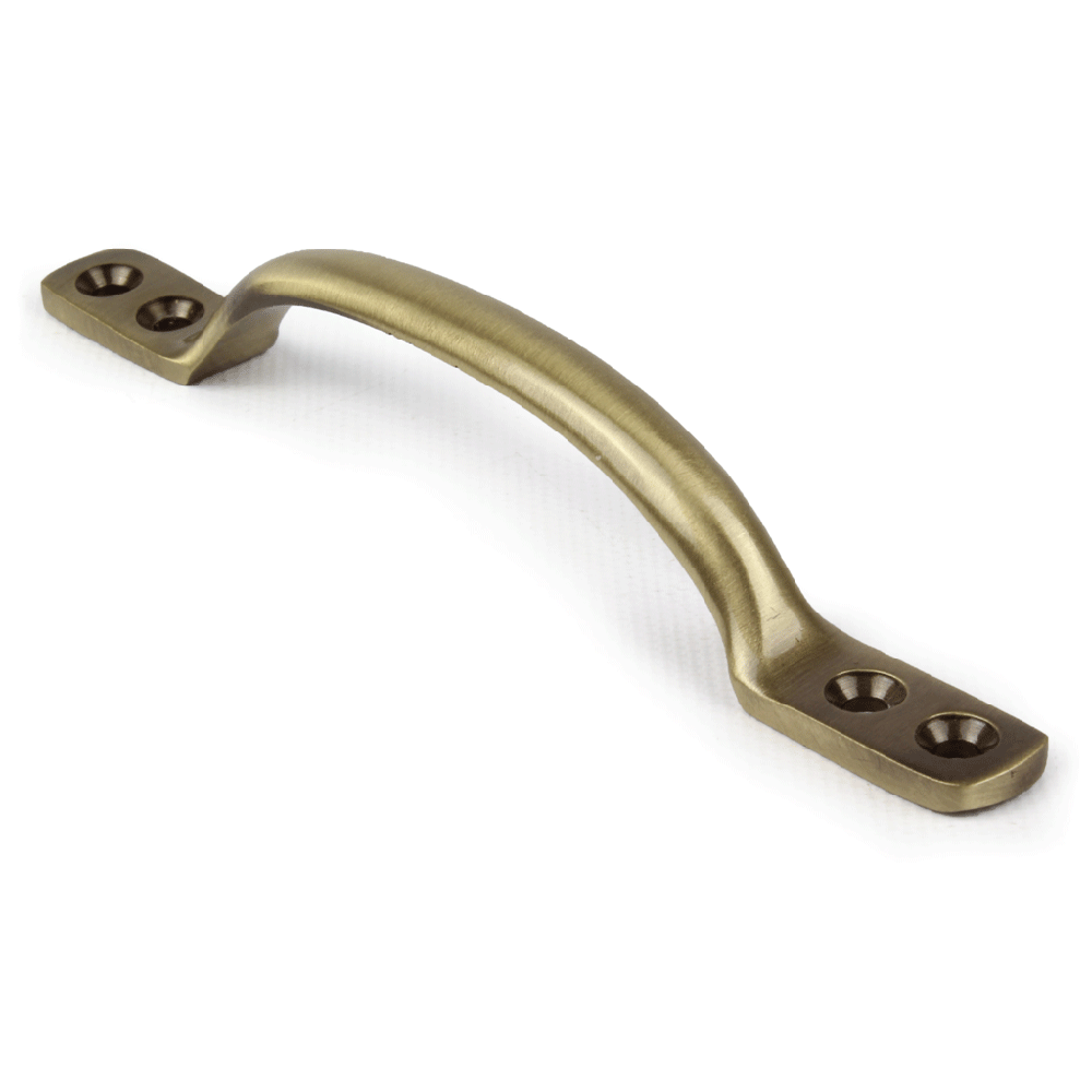 Sash D Handle - Antique Brass