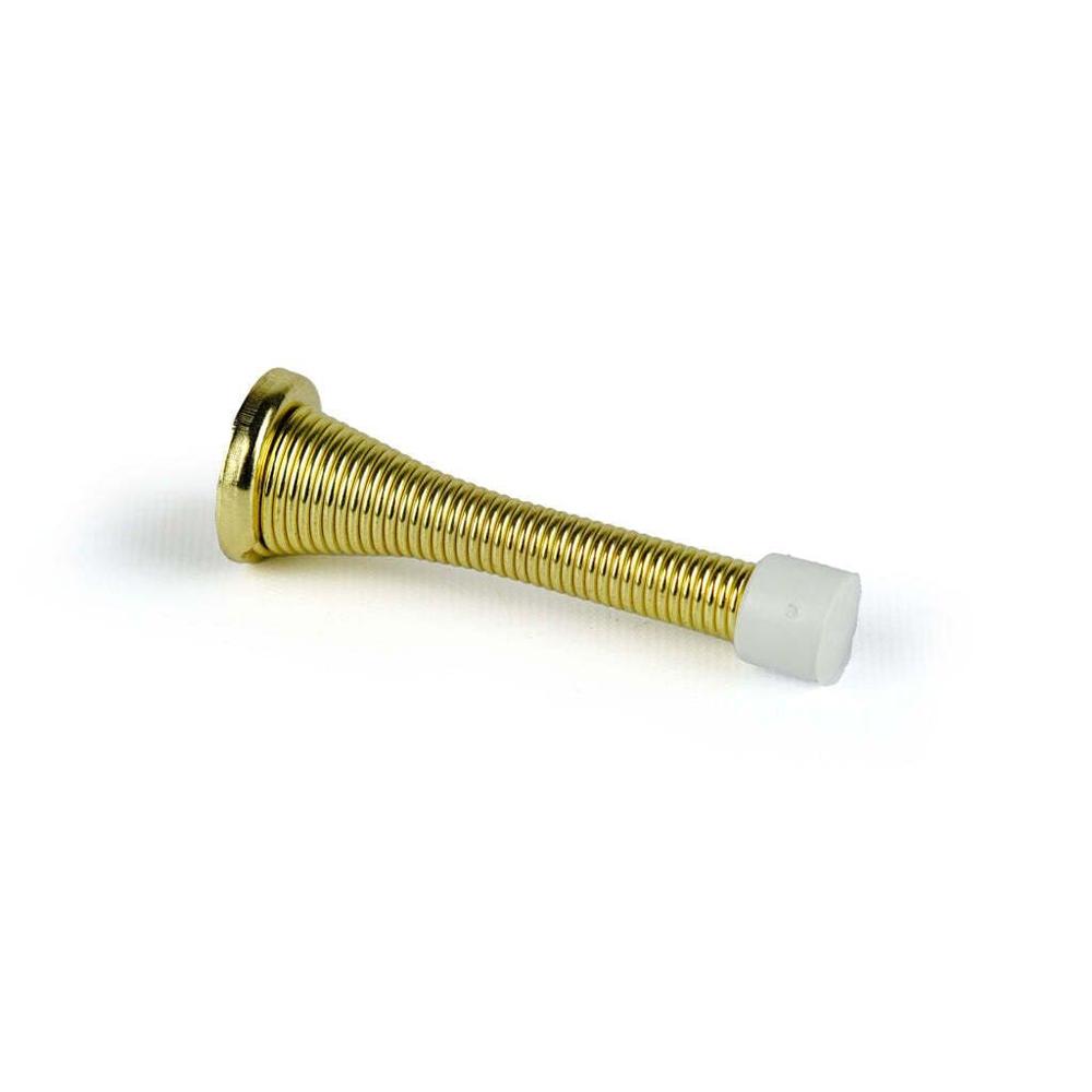 Spring Door Stop Electro Brass