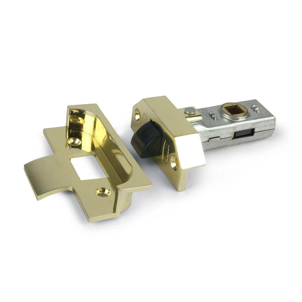 Union Rebated Mortice Latch 2.5 Polished Brass